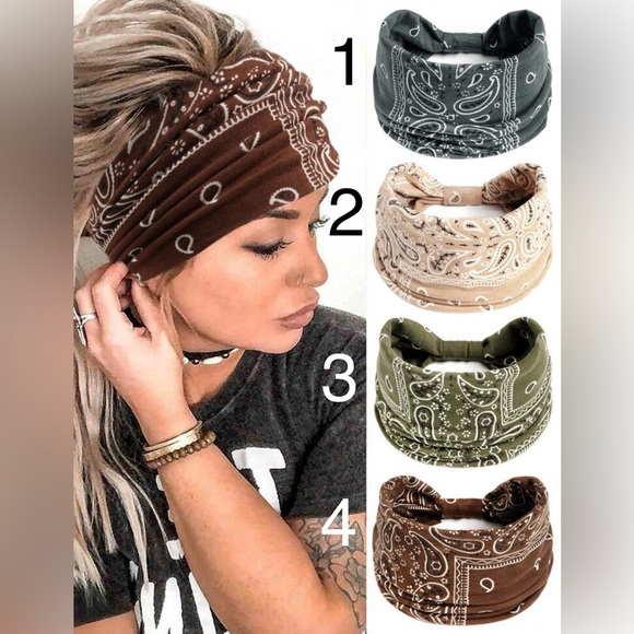 Accessories - 1 Pc Paisley Print Hair Band